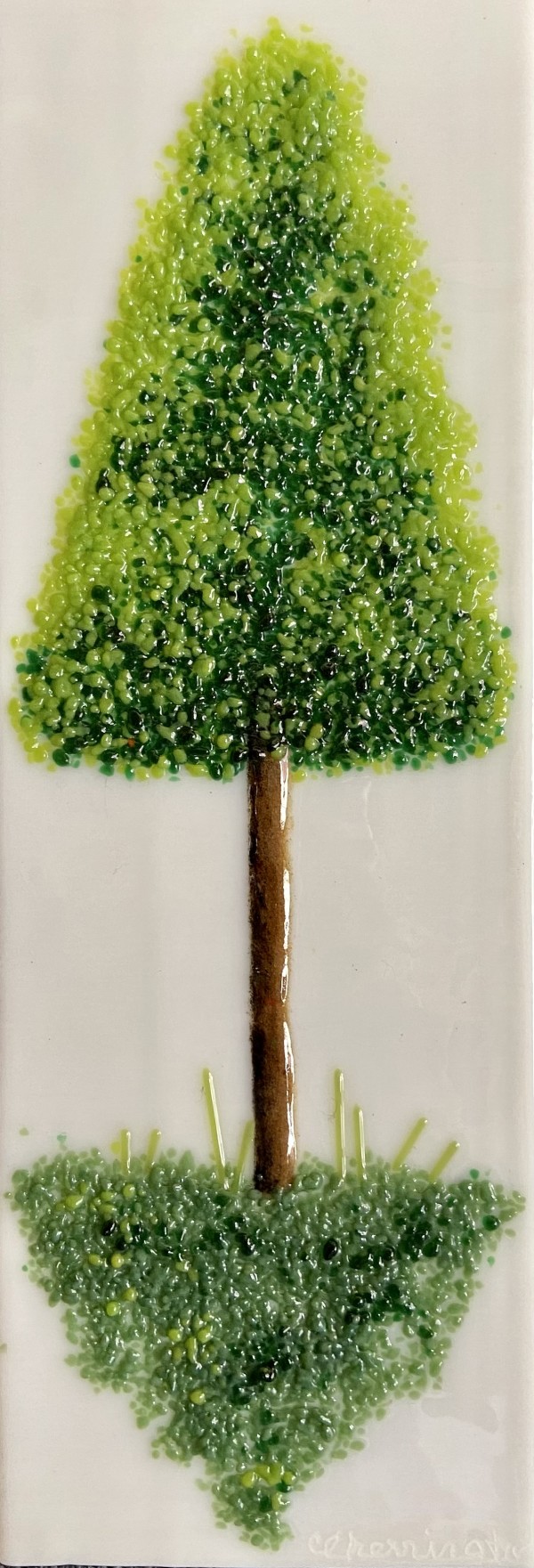 Single Tree Series - Green by Cindy Cherrington