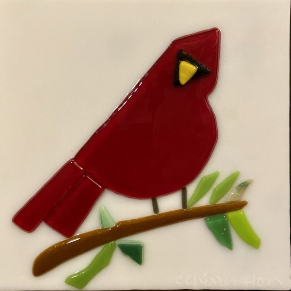 Cardinal Series (cocked head) by Cindy Cherrington