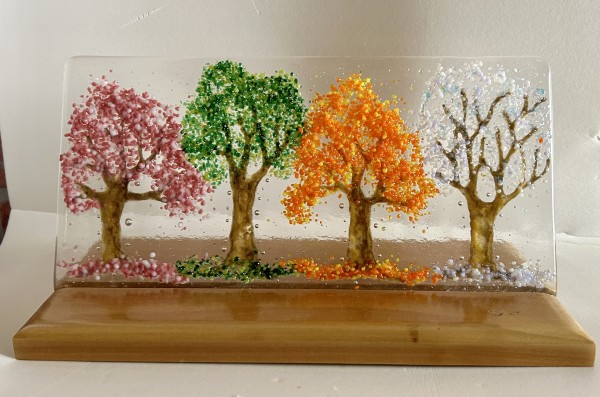 4 Seasons - Oak (yellow orange) by Cindy Cherrington