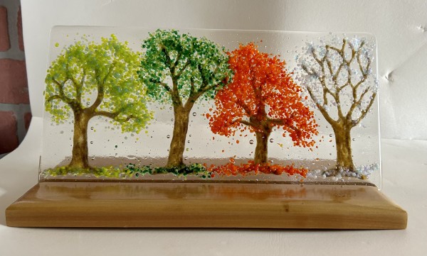 4 Seasons - Oak (red) by Cindy Cherrington