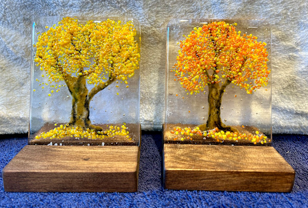 Fantasy Forest - Fall Yellow by Cindy Cherrington
