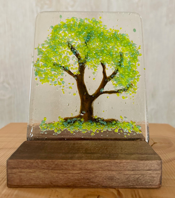 Fantasy Forest - Spring Green by Cindy Cherrington