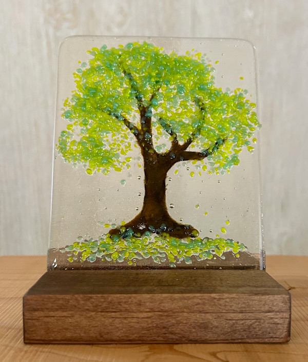 Fantasy Forest - Spring Green by Cindy Cherrington