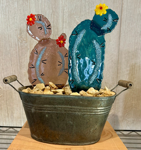 Potted Cacti Series by Cindy Cherrington