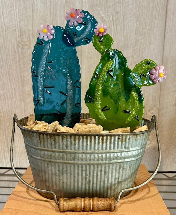 Potted Cacti Series by Cindy Cherrington