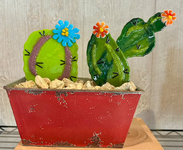 Potted Cacti Series by Cindy Cherrington