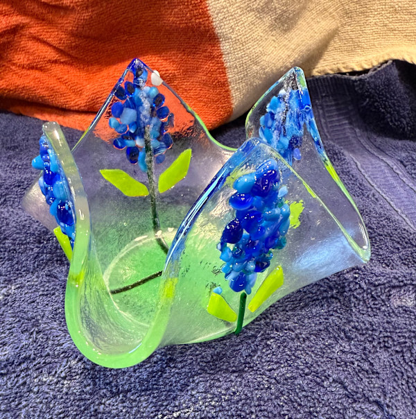 Bluebonnet Candle Cup Series by Cindy Cherrington, Image 1.
