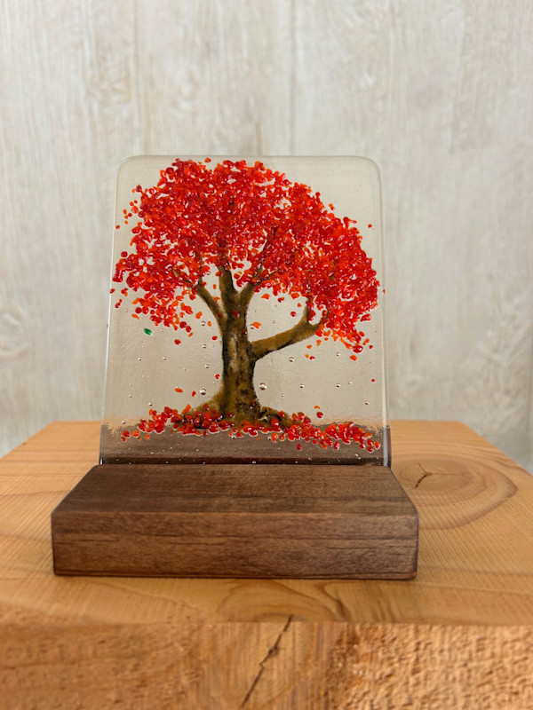 Fantasy Forest - red by Cindy Cherrington