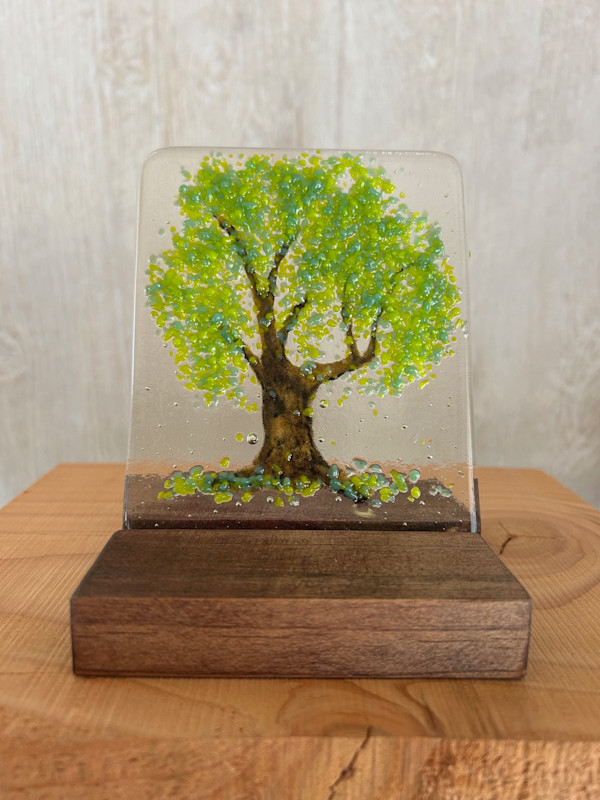 Fantasy Forest - Spring Green by Cindy Cherrington