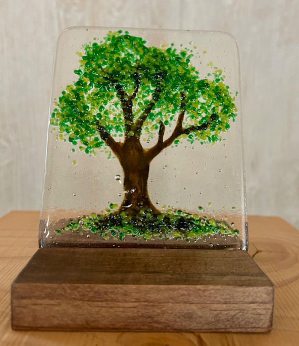 Fantasy Forest - green by Cindy Cherrington