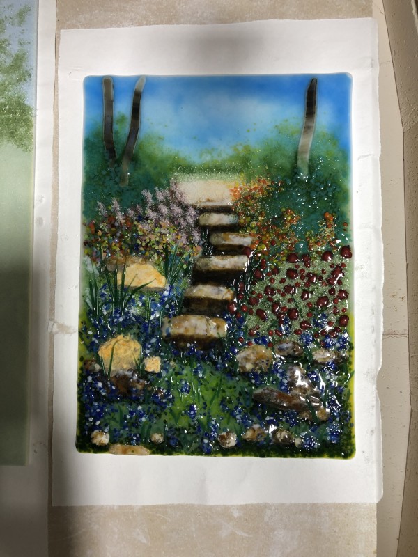Garden Steps by Cindy Cherrington