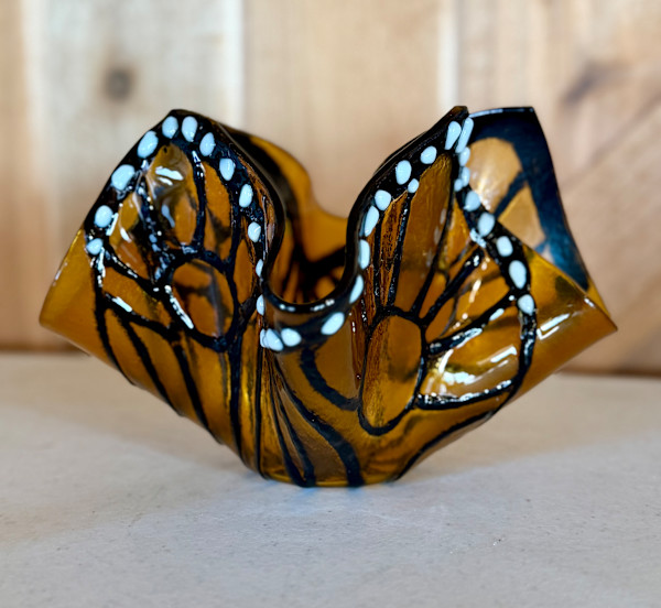 Butterfly Wing Vase by Cindy Cherrington