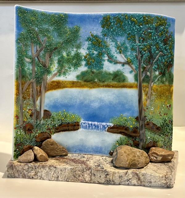 Stone Pond by Cindy Cherrington