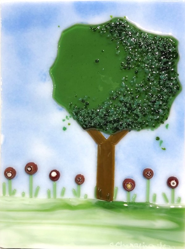 Popcycle Tree (Green) by Cindy Cherrington