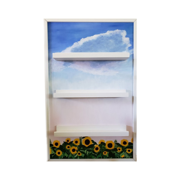 Sunflower Book Ledge by Monique Godin
