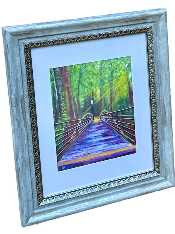 A Walk in the Park Art Print - Framed by Donna Richardson