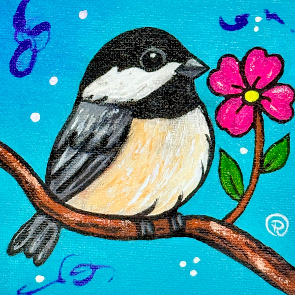 Curious Chickadee by Donna Richardson, Image 1.