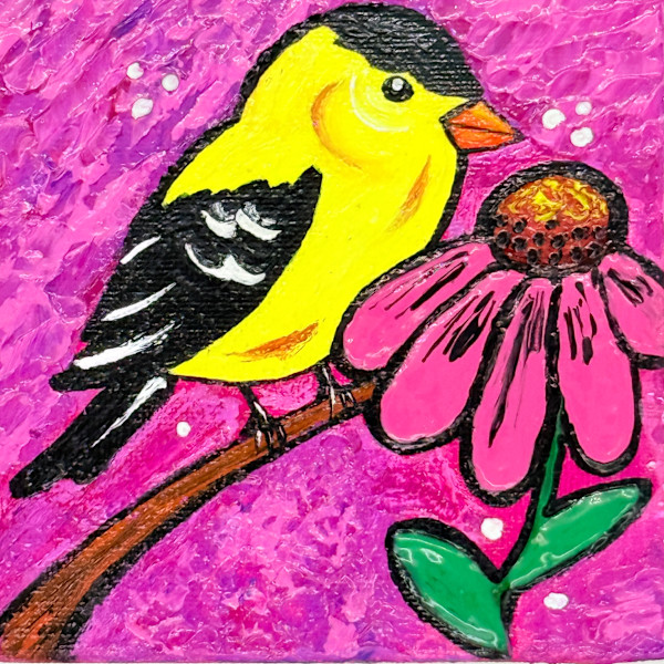 Golden Moment Goldfinch by Donna Richardson, Image 1.