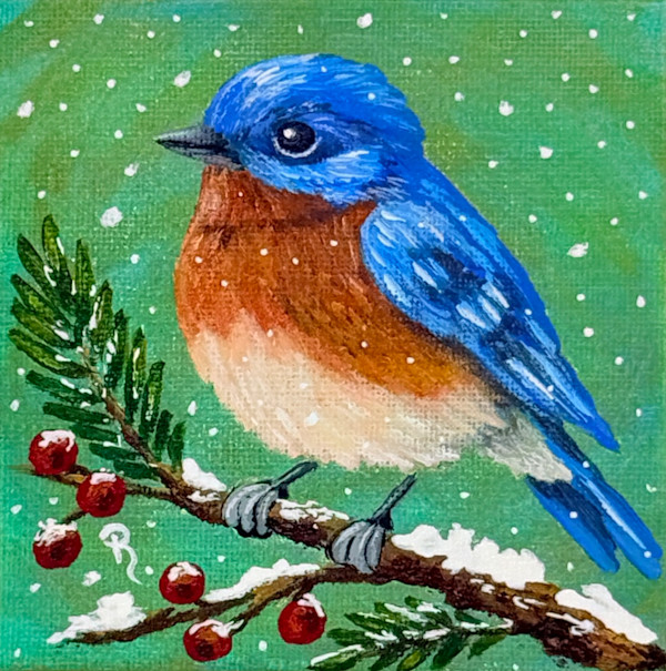 Winter Bluebird by Donna Richardson, Image 1.