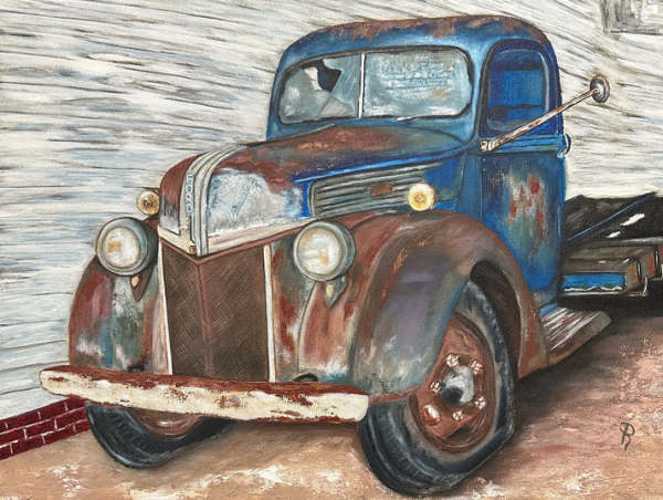 Old Ford Truck on Highway 96 by Donna Richardson