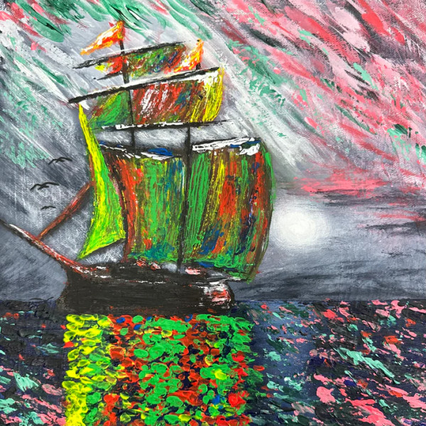 Sailing Through Colorscapes by Donna Richardson