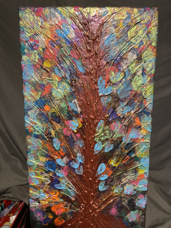 Magical Leaves on a Magical Tree by Brandy Faulk