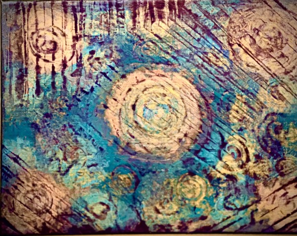 Blue Shimmer by artsyB studio