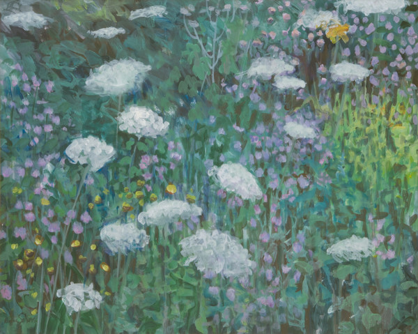 Queen Anne's Lace & Pinks by Regina Silvers