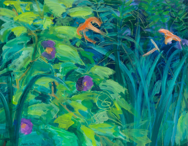 Tiger Lilies by Regina Silvers