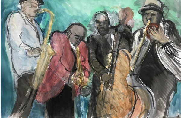 Harlem Blues & Jazz Band by Regina Silvers