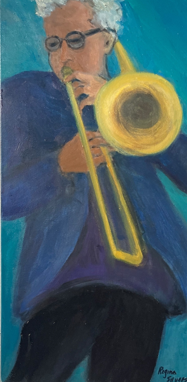 The Trombonist by Regina Silvers