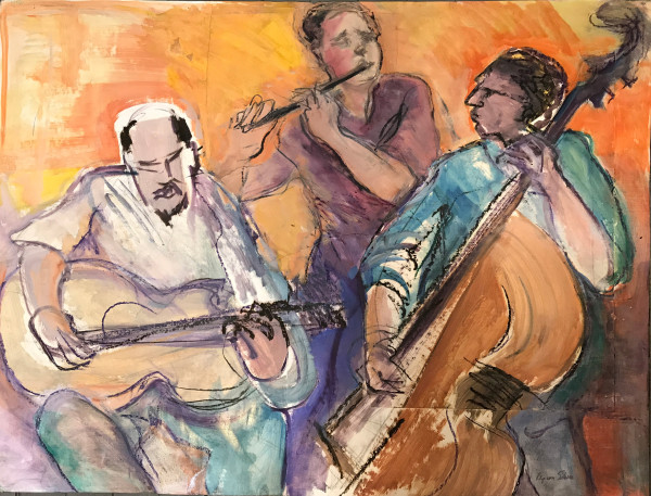 Three Musicians by Regina Silvers