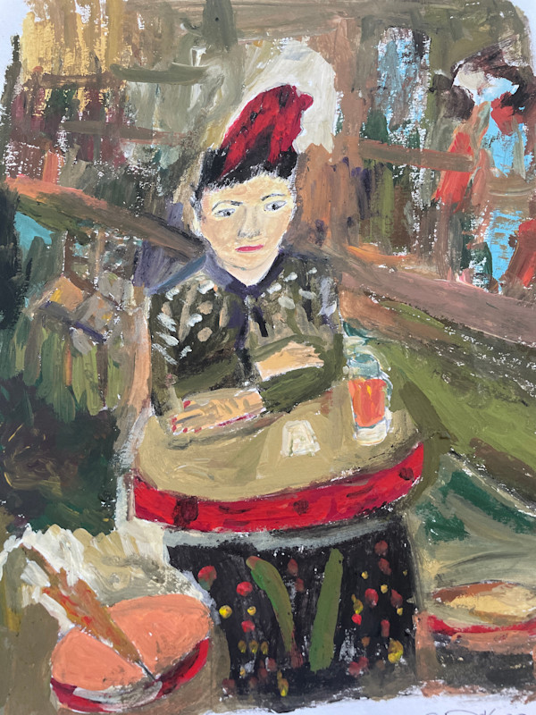 In the Cafe by Clare Purkiss, Image 1.