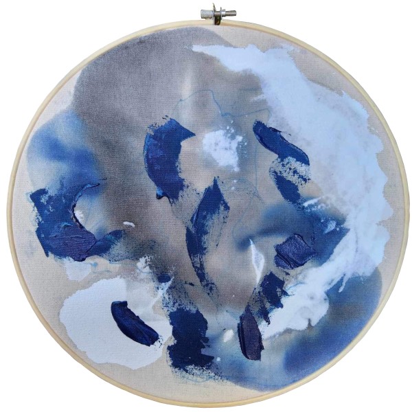 Blue circle III by Alisha Morgan