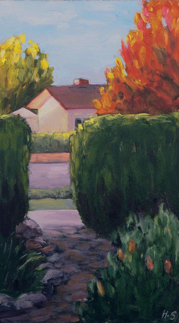 Outside my front door by Hilary Seselja