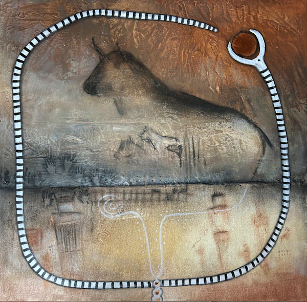 Ancient Art - Ouroborus by CIndy Miller