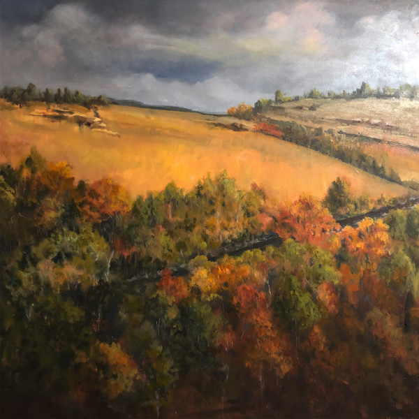 Fall Landscape, Heading into Tennessee by CIndy Miller