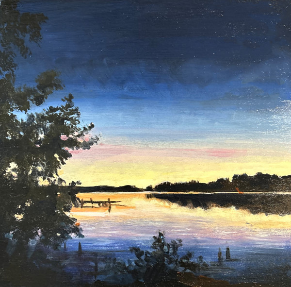 Lake Guntersville at Sunset by CIndy Miller