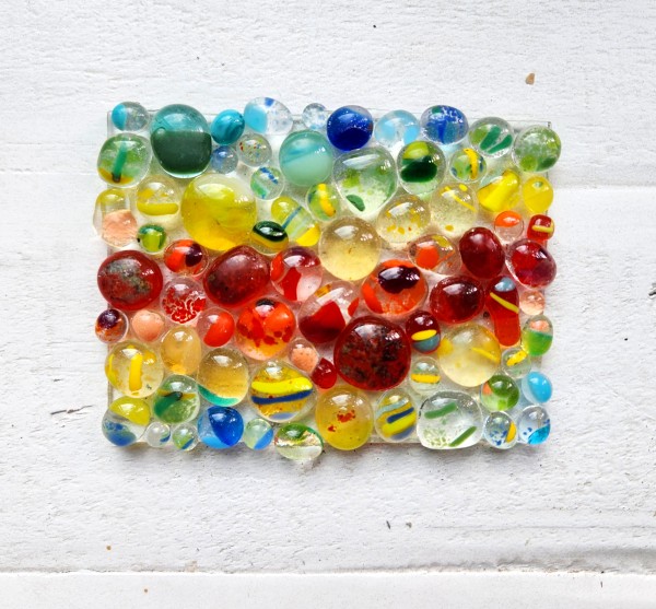 Recycled Beaded Rainbow Wave NL by Ashley Akerlund