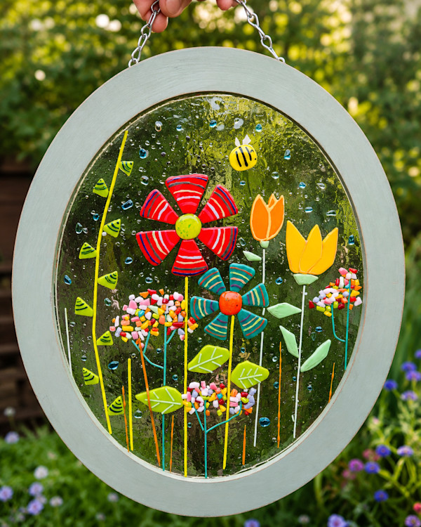 Wild Flowers in Glass by Ashley Akerlund, Image 1.