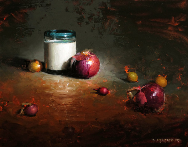 A Glass Of Milk And Some Onions by David Andrew Nishita Cheifetz