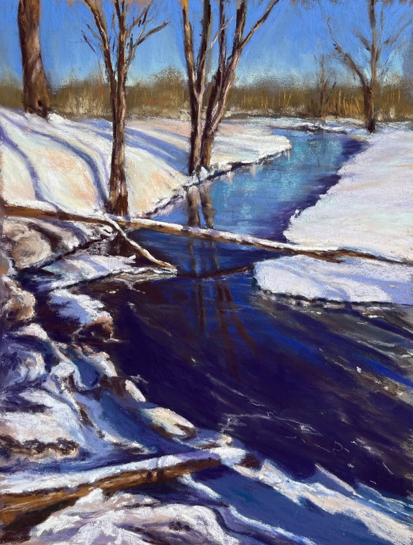 Icy Stream by Susan E Baldwin