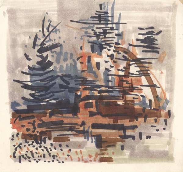 October in the Woods by Margaret Dunham-Griggs