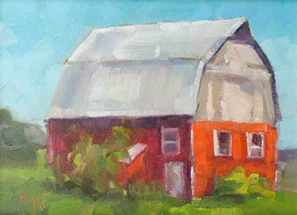 Red Barn by Krista Hasson
