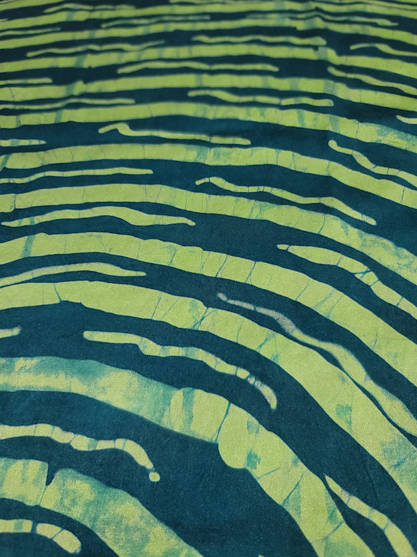 Batik Silk Scarf -  Green by Shayee Arts