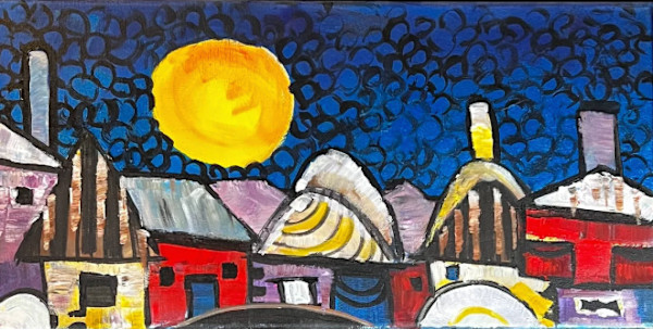 A VILLAGE IN MY DREAM II by Shayee Arts