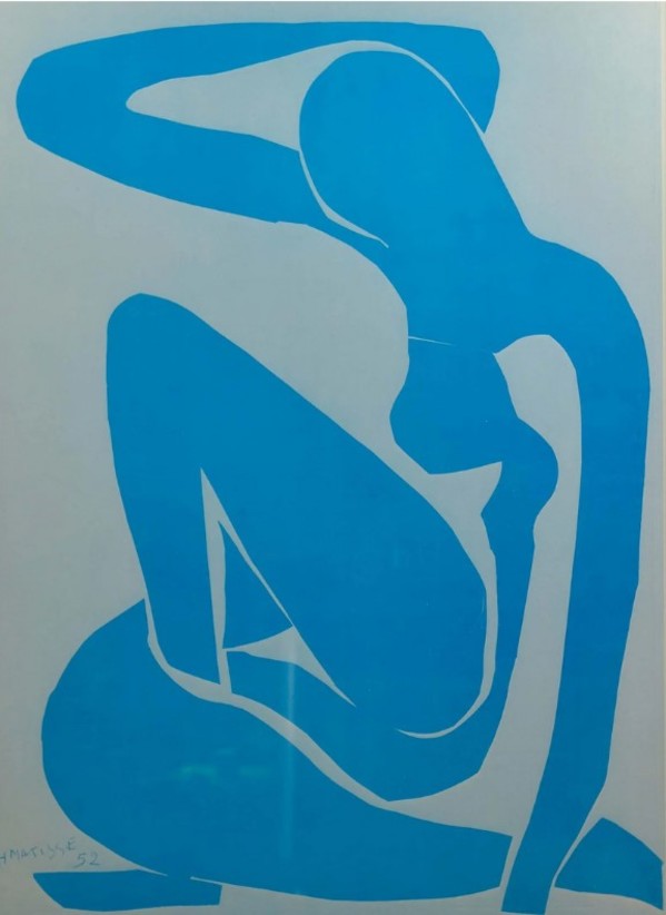 Nu bleu I 1952 by Henri Matisse