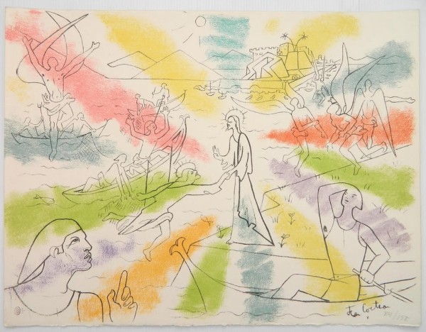 Christ et pêcheurs by Jean Cocteau