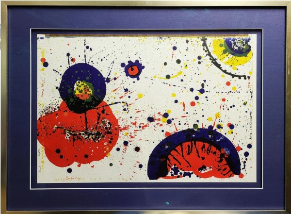 78-83 (One Cent Life) by Sam Francis