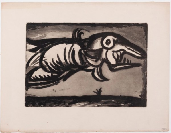 Dragon volant by Georges Rouault